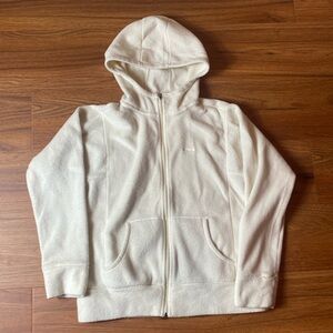 Patagonia women’s XL white zip up jacket